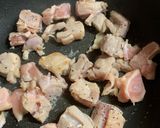 大根と鶏肉、油揚げの煮物作り方1写真