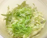 キャベツとハムの生春巻き作り方1写真