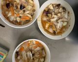 ゴロゴロ野菜魚肉梅トマト親子丼味炒煮風作り方15写真