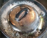 青トロ茄子とオカワカメの煮物作り方5写真
