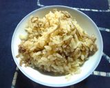 カップ麺鴨南蛮蕎麦炊き込み御飯作り方3写真