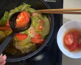 煮込み2分!トマトとレタスの煮浸し作り方8写真