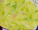ハムとキャベツのカレーミルクスープ作り方5写真