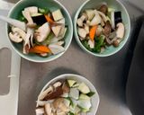 簡単中華風味噌親子丼味根菜茄子甘酢酢豚作り方11写真