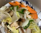お一人様クリーミー味噌デミ味豆腐野菜炒め作り方10写真