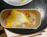 レンジクリーミー梅トマト味オムライス弁当作り方12写真
