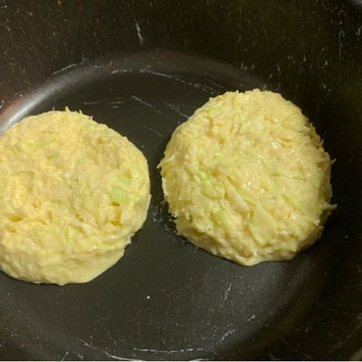 千切りキャベツと絹豆腐のお好み焼き by お蜜です 【クックパッド