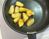 フライパン1つでタンドリーチキン&ポテト作り方7写真