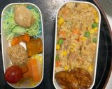 全てレンジ簡単さっぱり味噌田楽味炒飯弁当作り方17写真