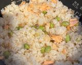 鮭と枝豆のタンパク質おにぎり作り方3写真