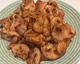 鶏肉とれんこんのガリバタ醤油炒め作り方9写真