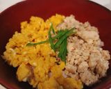 失敗しない、ふわふわ卵と鶏そぼろ丼作り方8写真
