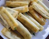 アスパラチーズのワンタン揚げ作り方5写真