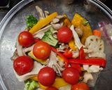 手羽元とカラフル野菜のパーティーオーブンプレート作り方7写真