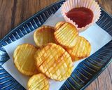 素揚げ☆蛇腹フライドポテト♪作り方3写真