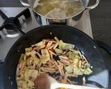 ペペロンチーノ(cabbage&bac)作り方9写真