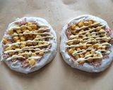 米粉で♡簡単♡ツナマヨコーンぱん✧作り方3写真