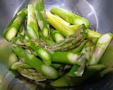 緑色野菜とさつまいもの胡麻だれサラダ作り方3写真