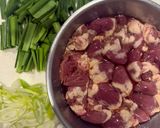 鶏のハツとネギ炒め作り方3写真
