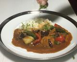 家庭にある材料で作る夏野菜のレッドカレー作り方19写真