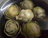 茹でアーティチョーク〜七味味噌マヨ添え〜作り方5写真
