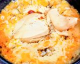 炊飯器にお任せ☆簡単チキンピラフ作り方6写真