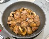 鶏レバーとマッシュルームのバルサミコ炒め作り方6写真
