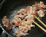 m豚バラ玉ねぎの大葉オイマヨ炒め作り方4写真