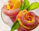 花おつまみ♡生ハムとクリチの薔薇♬簡単作り方9写真