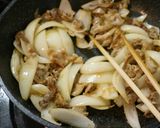 m豚バラ玉ねぎの大葉オイマヨ炒め作り方5写真