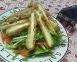 お揚げと水菜のサラダ。作り方5写真
