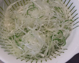 豚ミノのあっさり梅こぶ茶和え作り方3写真