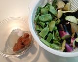 ナス必須。夏野菜の味噌炒め作り方1写真
