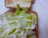 黒こしょう入り食パンのBLTサンドイッチ作り方4写真