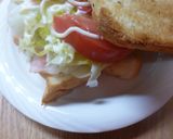 黒こしょう入り食パンのBLTサンドイッチ作り方6写真