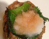 簡単めかぶと豆腐のハンバーグ二段活用作り方8写真