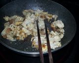 豚の梅炒め丼作り方5写真