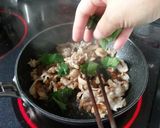 豚の梅炒め丼作り方6写真