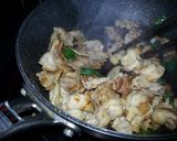 豚の梅炒め丼作り方7写真