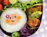 キャラ弁♪明太子マヨネーズでぶたちゃん作り方6写真