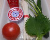 冷やしぶっかけトマトソーメン作り方1写真
