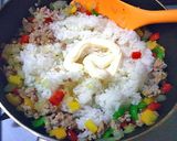チリパウダーで☆メキシカン風炒飯作り方3写真