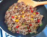 チリパウダーで☆メキシカン風炒飯作り方4写真