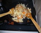 牛肉と根菜の炒め物作り方2写真