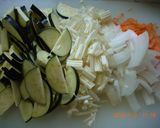 野菜たっぷり素麺つゆ～♪作り方2写真