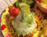 夏のキャラ弁に、簡単☆かき氷風ご飯☆作り方3写真