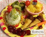 夏のキャラ弁に、簡単☆かき氷風ご飯☆作り方4写真