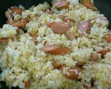 簡単！ ウインナーと卵のバター醤油ごはん作り方3写真