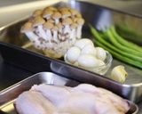 鶏肉としめじのやわらか甘酢煮。作り方1写真