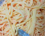 夏に食べたいたらこ（明太子）の冷製パスタ作り方3写真